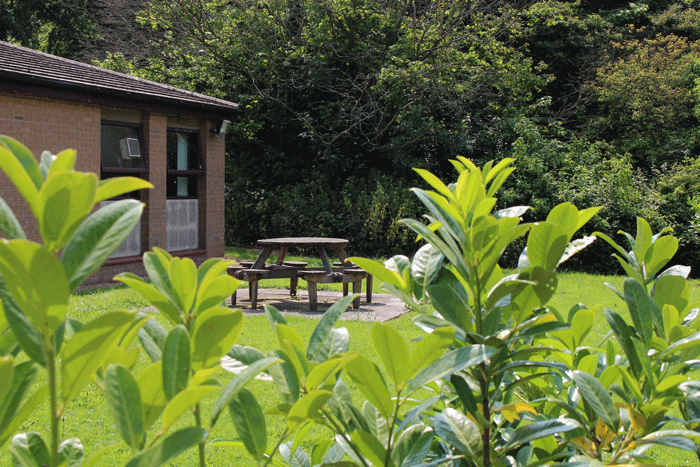 Picnic areas for staff